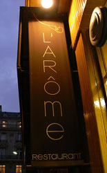 L'Arome restaurant gastronomique